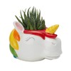 Streamline NYC Rainbow Unicorn Planter