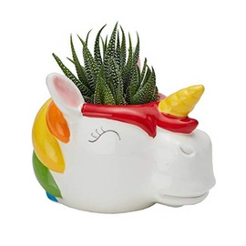 Streamline NYC Rainbow Unicorn Planter