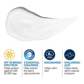 Cerave Am Fps 50 Hidratante Facial Día 89ml Normal- Seca Día