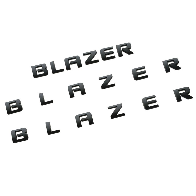 3Pcs 2019-2023 Blazer Front Door Tailgate Liftgate Emblem Nameplate Letters