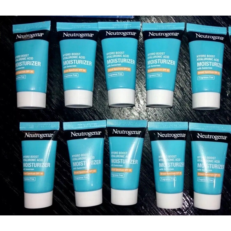 Neutrogena Hydro Boost Hyaluronic Moisturizer w/Sunscreen SPF 50 Travel Sz