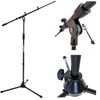 keepdrum Boom Microphone Stand + Ball Joint Tripod Adapter Thread