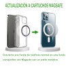 usmallbee 4PCS Anillo Magnético, Soporte Celular Auto Cargador para MagSafe,