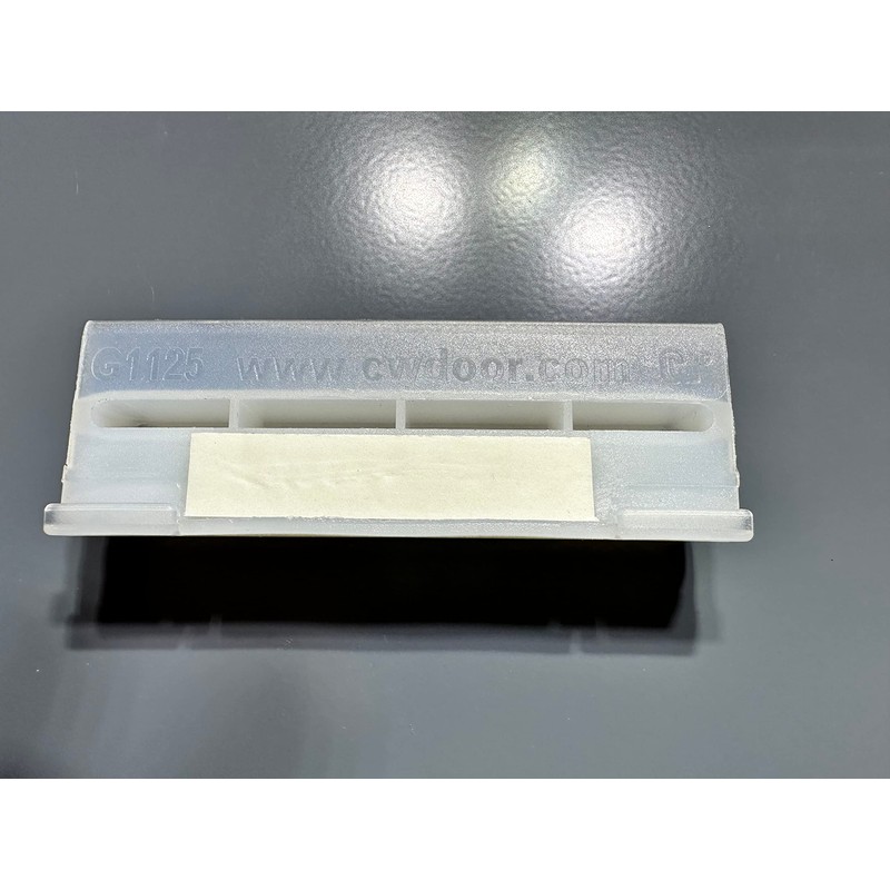 G1125/HARD-1300 Shower Door Panel Guide - Nylon w/Tape