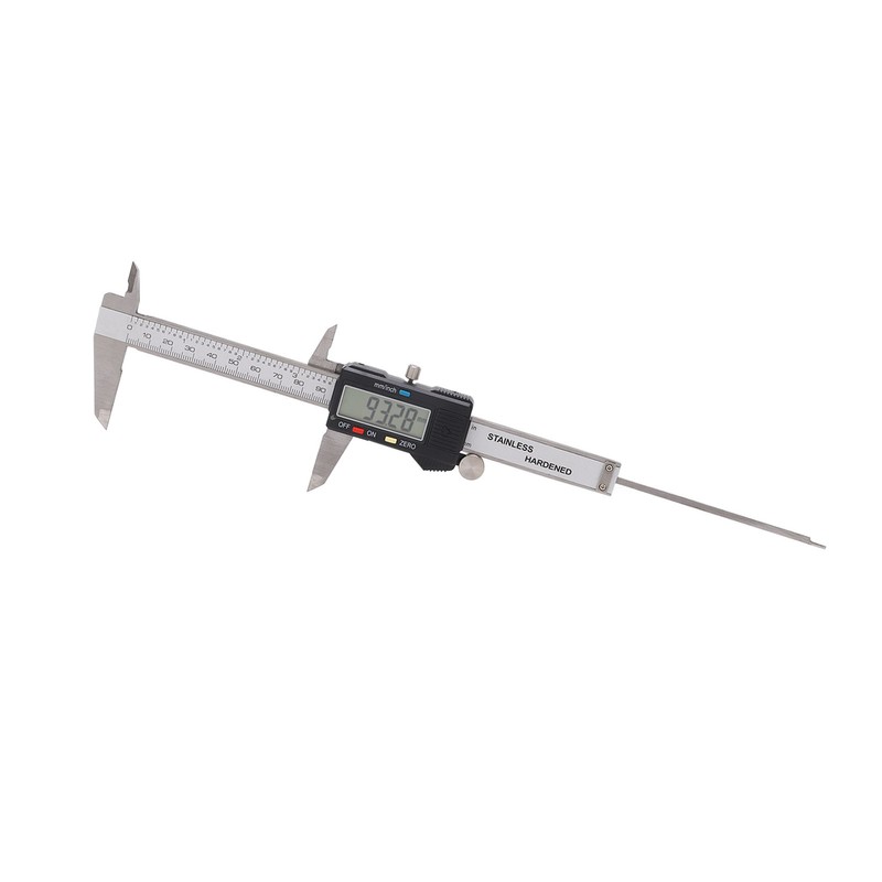 Digital Display Caliper Stainless Steel LCD Electronic Measuring Ruler with