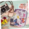 Operitacx 15Grid Camera Case Cute Portable Carrying Bag with Zipper