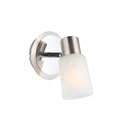 globo E14 40 Watt Kati Spot Nickel Matt Chrome