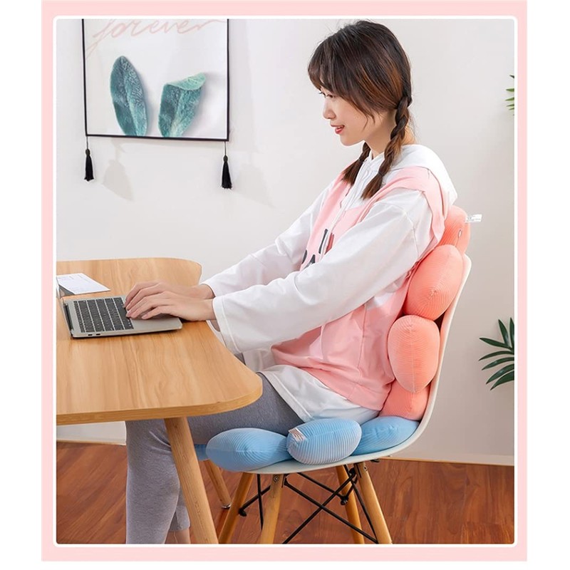 WYIKE Flower-Shaped Cute Pillow, Flower Cushion, Reading Pillow and Leisure