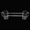 430ml Beer Mug Double Conjoined Beer Glass Drop Resistant Acrylic