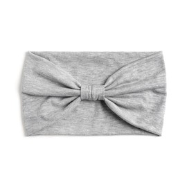 scicent Headband Women's Elastic Headbands Wide Twisted Hairband Retro Soft Headwrap Sports Yoga Headband, Hair Accessories for Girls and Women, Grey, 1PCS