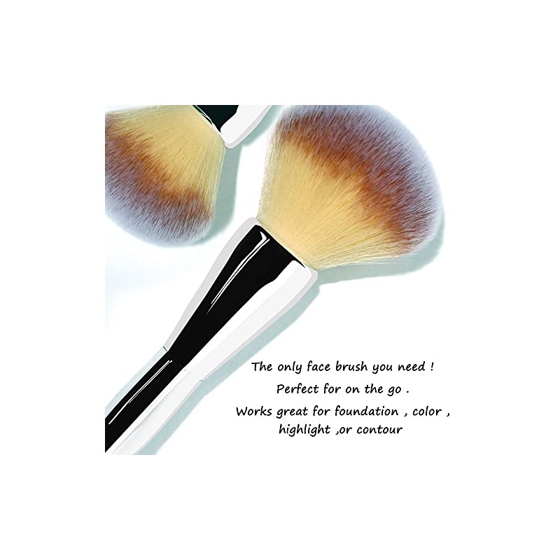 Foundation Brush Makeup Powder Brush Face Brush for Stippling Liquid