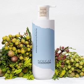 NOUGAT Purifying Freshness Shampoo, Regrowth & Anti Hair Loss, Hydrating & Strengthening Hair, SLS & Paraben Free, Refresh & Delicate Perfume