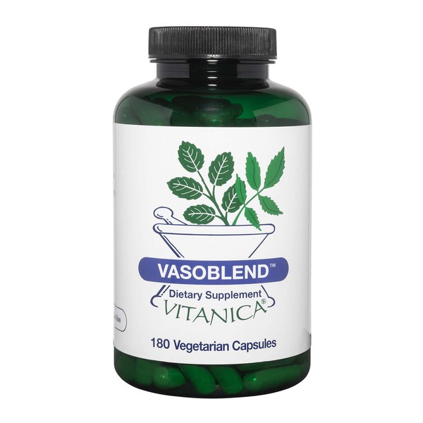 Vitanica VasoBlend, Cardiovascular Support, Vegan/Vegetarian, 180 Capsules