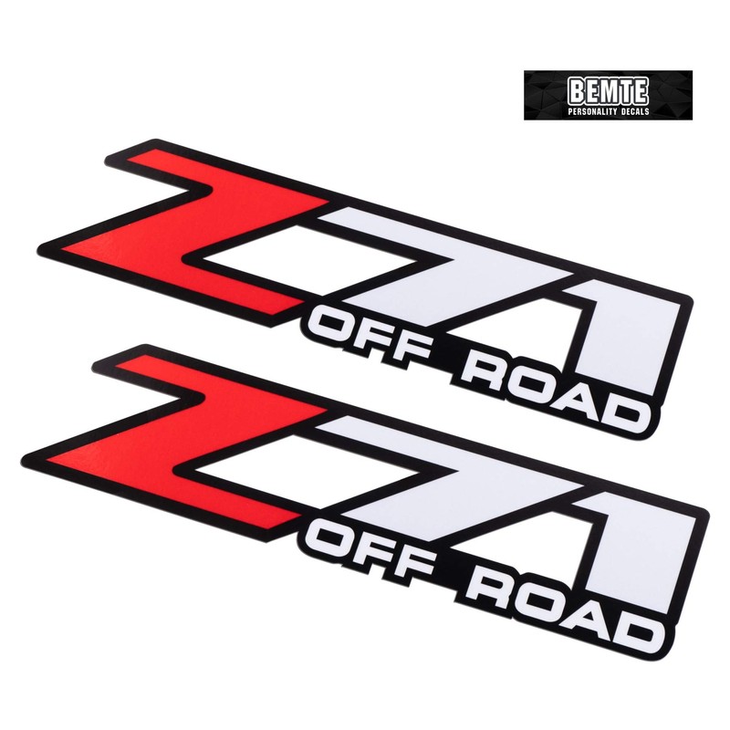 Z71 Off Road Decals for Chevy Silverado 2001-2006