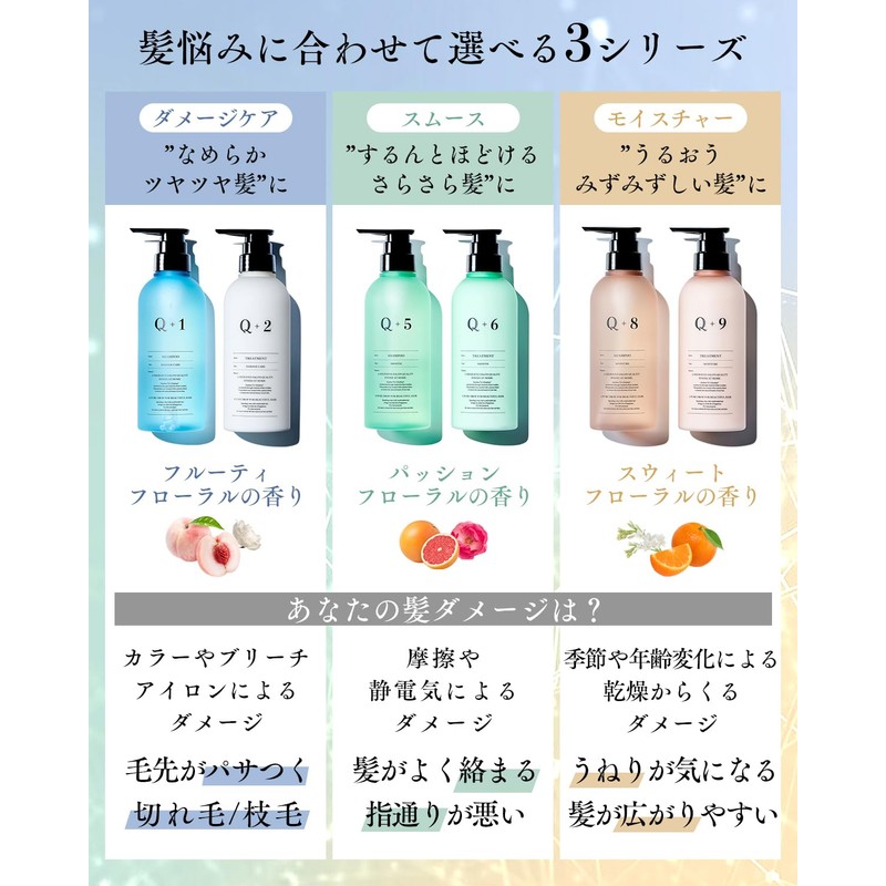 【For hair that is difficult to comb and tangles easily】Q+