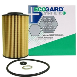ECOGARD S5848 Premium Cartridge Engine Oil Filter for Synthetic Oil Fits Hyundai Genesis 3.8L 2009-2014, Veracruz 3.8L 2008-2012, Santa Fe 3.3L 2009, Sonata 3.3L 2009-2010