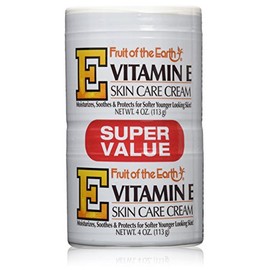 Fruit Of The Earth Bogo Cream Vitamin-E 4oz. Jar (6 Pack) by Fruit of the Earth