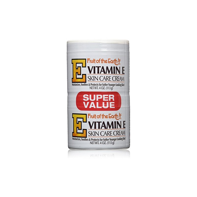 Fruit Of The Earth Bogo Cream Vitamin-E 4oz. Jar (6