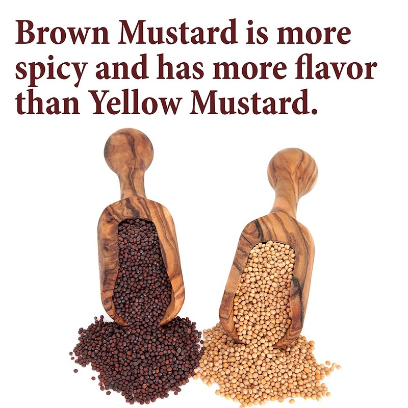 The Spice Way Brown Mustard Seeds - whole seeds, 8