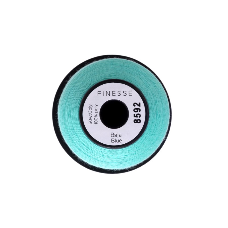 Finesse Thread Solid Colors | 100% poliéster, 3 capas, 50