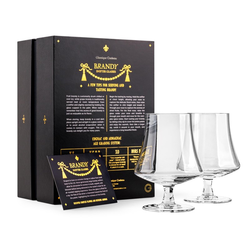 GLASSIQUE CADEAU 15 oz Medium Brandy, Cognac, and Armagnac Snifter