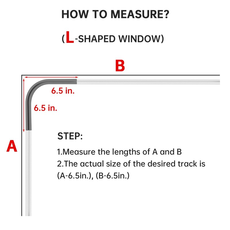 TYRON 90 Degree Ceiling Corner Track for Adhesive Curtain Track(2