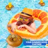 6 Pcs Ring Inflatable Drink Holder Diamond Ring Drink Pool