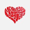 Make Love Not War Heart Vinyl Decal Bumper Sticker