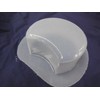 Crescent Patio Brick Plastic Craft Mold use with Concrete or