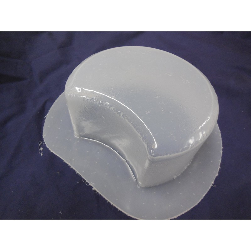 Crescent Patio Brick Plastic Craft Mold use with Concrete or