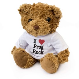 I LOVE PROG ROCK - Teddy Bear - Cute Soft Cuddly - Music Gift Present Birthday Xmas