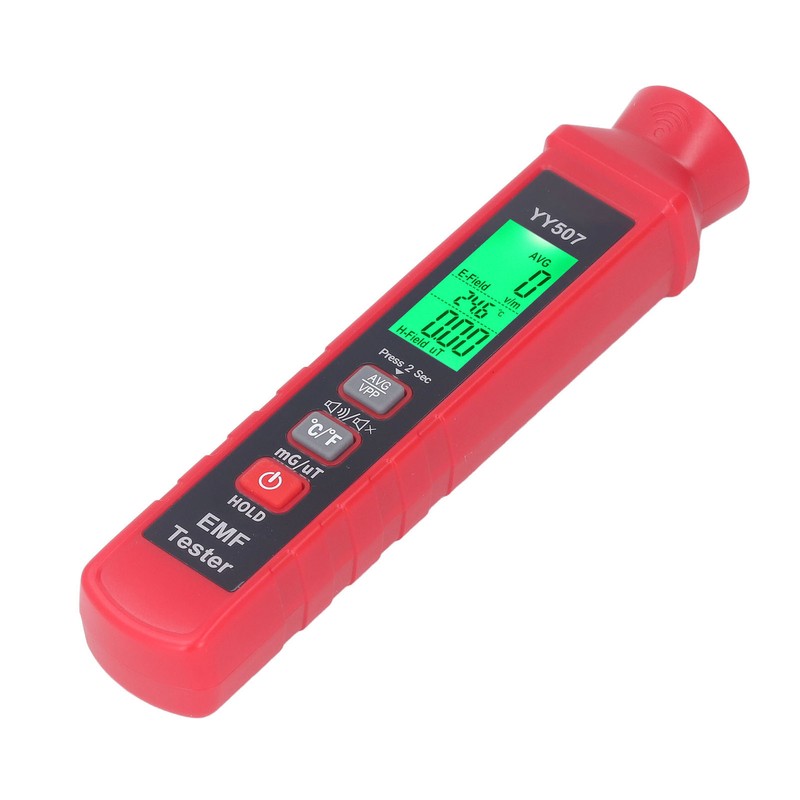 3V Electromagnetic Radiation Meter EMF Meter LCD Backlight Display Sound
