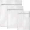 White Mesh Fabric Washing Bag - Set of 3 (28.5x