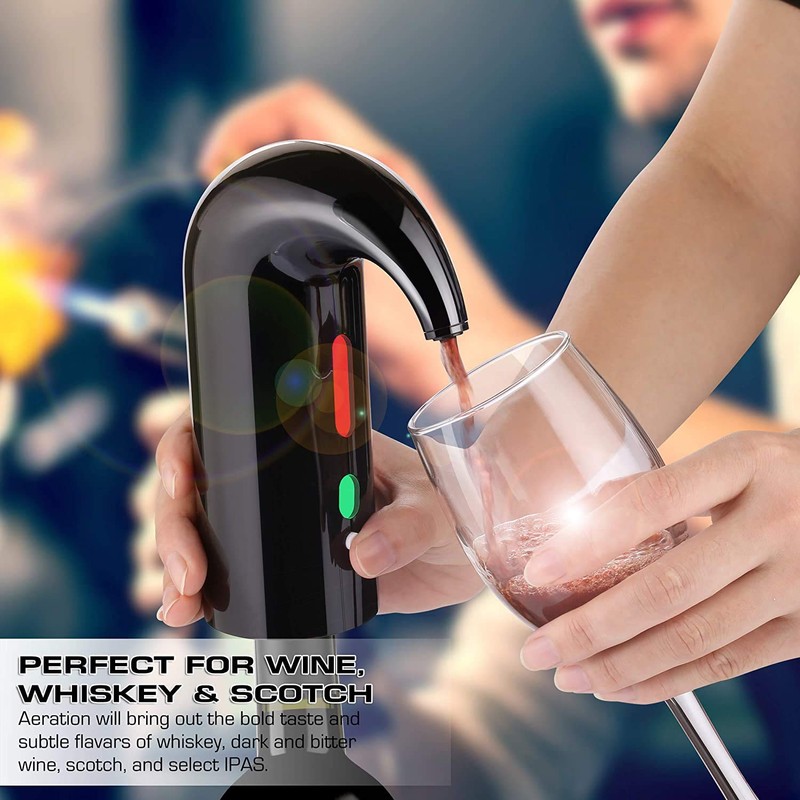 Electric Wine Aerator Dispenser Set – Automatic Wine Decanter &