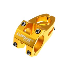CYSKY 31.8 Bike Stem 45mm Mountain Bike Stem Short MTB Stem Bike Handlebar Stem for Most Bicycle BMX MTB Road Bike (Gold)