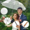 Cosblank 12 Pcs Wedding Umbrellas Bulk, 41 Inch Wedding Stick