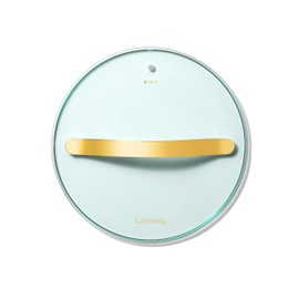 Glass 12" Glass Lid For Pots & Pans - Made With Tempered Glass - Sized to Fit Caraway Ceramic-Coated & Stainless Steel Cookware - Gold