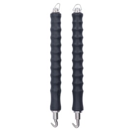 Rebar Tire Wire Tool, 2Pcs Rebar Tire Wire Tool, 30cm Total Length Portable Automatic Twist Pull Hook, Steel + PVC Hook, Rebar Cutters and Benders