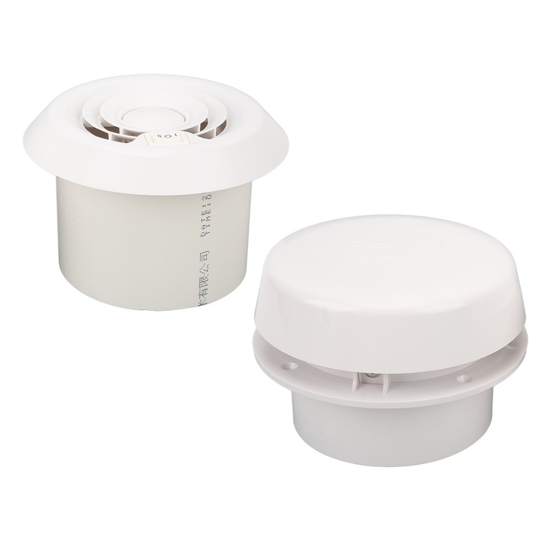 RV Mini Vent Fan White Round Noiseless Compression Resistant Vent