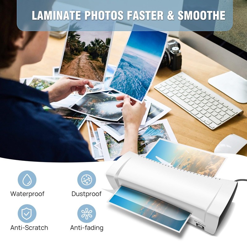 A4 Laminator Machine Laminating Machine - Cold and Thermal Laminator