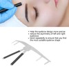 Eyebrow Ruler Mapping Kit Semi Permanent Stainless Steel Eyebrow Mapping