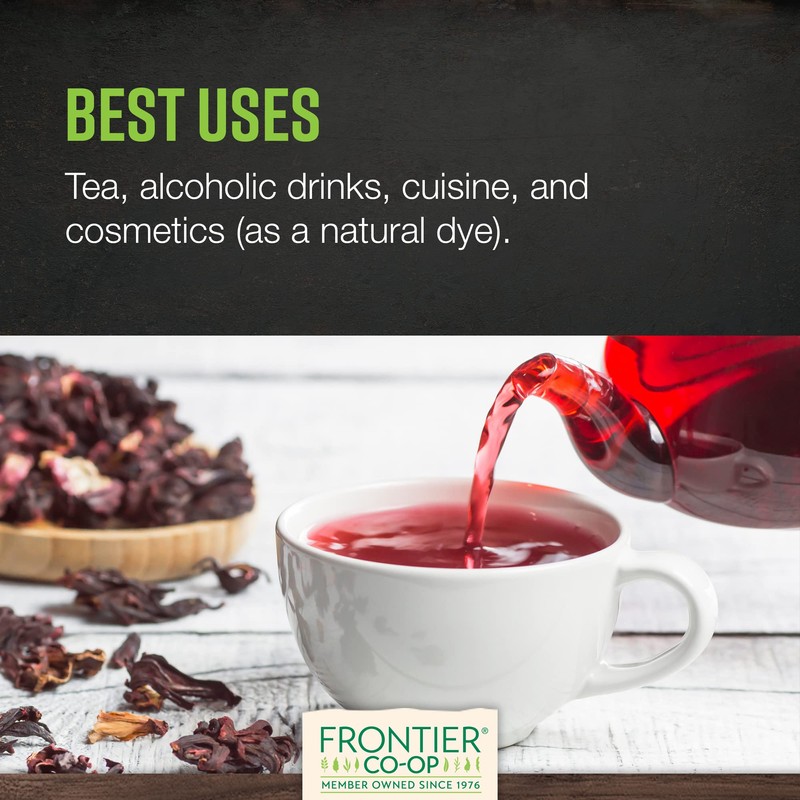 Frontier Co-op Organic Cut and Sifted Hibiscus Flowers 5.82oz