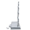 Kurt Adler H2786 Stocking Holder, Silver,7.5in