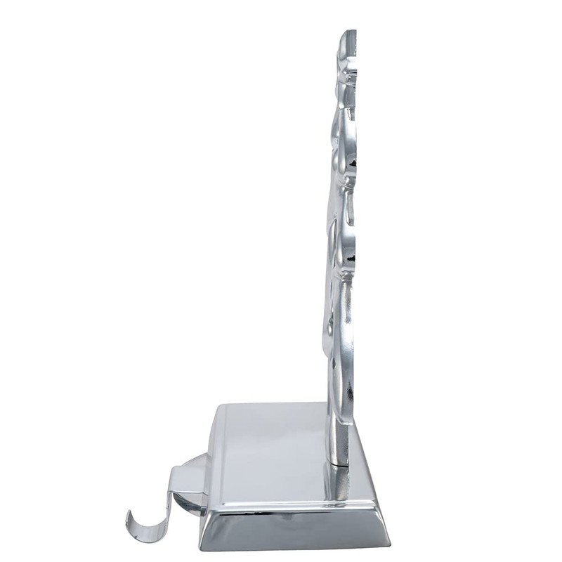 Kurt Adler H2786 Stocking Holder, Silver,7.5in