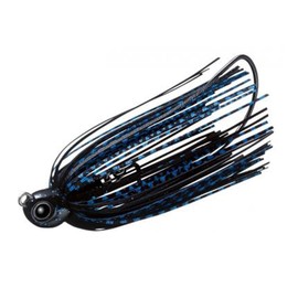 エバーグリーン(EVERGREEN) ラバージグ スイミングトゥルーパー 1/4oz BK/ブルー #35 ルアー