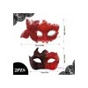 2 Antifaz Fiesta Mascaras Halloween Pareja Carnaval Cosplay