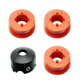 Viilich 3pcs Strimmer Spool Compatible with Bosch Art 23 26 30 COMBITRIM Art 23 26 EASYTRIM Grass Trimmer,Automatic Strimmer Spool Line Replacement for F016800175 Cover F016L71088（3 Spools+ 1 Cap）