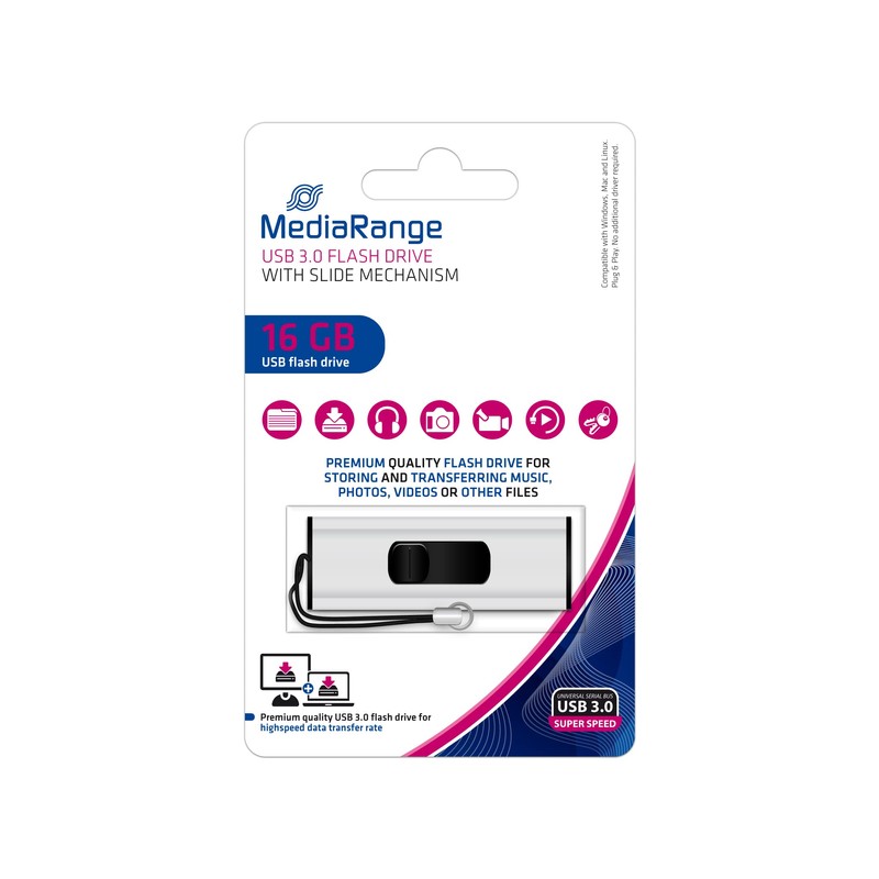 USB 16GB 3.0 - MEDIARANGE
