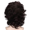 Men Short Black Wigs Soft Texture Breathable Adjust Net Firmly