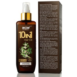 WOW Hair Oil, Reduce Hair Loss, Split Ends, Dandruff, Smooth, Thick Hair, Boost Hair Growth and Stronger Roots, Deep Clean For Healthy Scalp, All Hair Types, Adults and Children, 200 mL